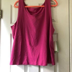 EILEEN FISHER Women Size 2X Rose Tank Top